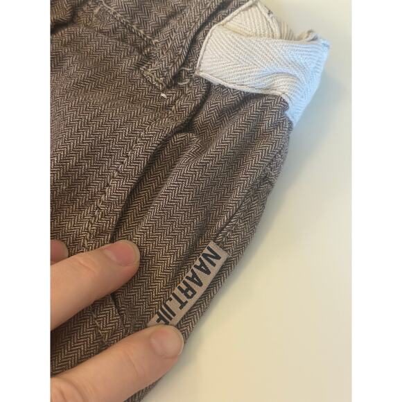 Naartjie Herringbone Roll Cuff Pants - Boys Size 6 - Picture 8 of 9